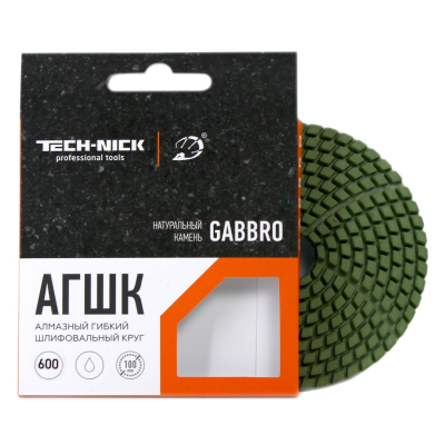 Алмазный Гибкий Шлифовальный Круг TECH-NICK GABBRO D100/№800